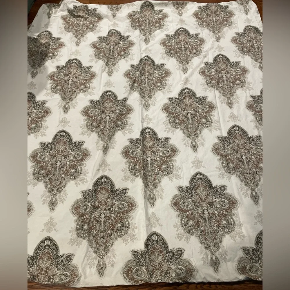 Pottery Barn Serrano Medallion Paisley Full/Queen Duvet Cover 100% Cotton